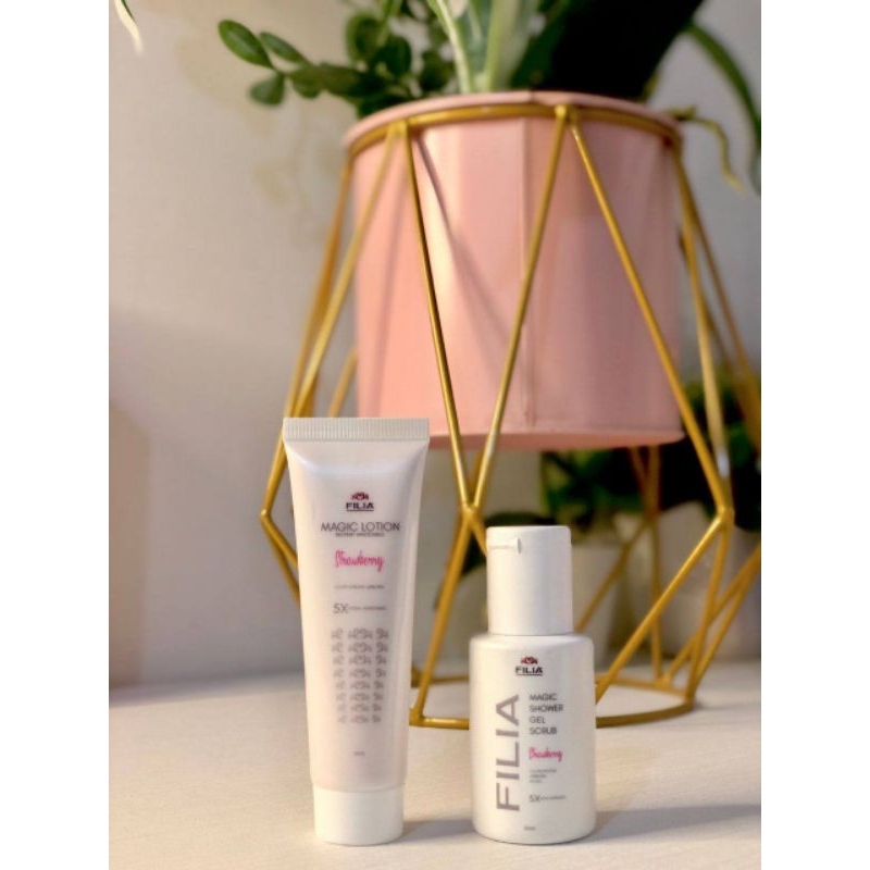 🔥READY STOCK🔥 Filia Trial Magic Lotion And Scrub 💯% ORIGINAL + Free ...