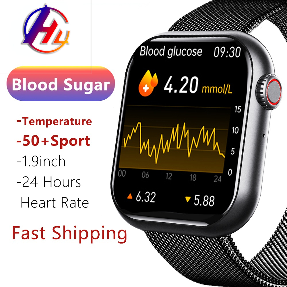 2023 Smart Watch Blood Glucose Sugar F57 Man Woman 24 Hour Blood ...