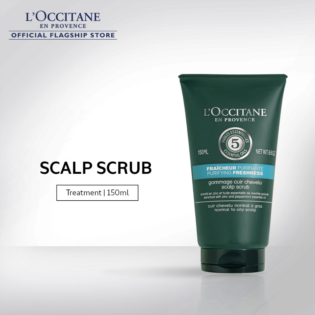 L'Occitane 5 Essential Oils Purifying Freshness Scalp Scrub 150ml