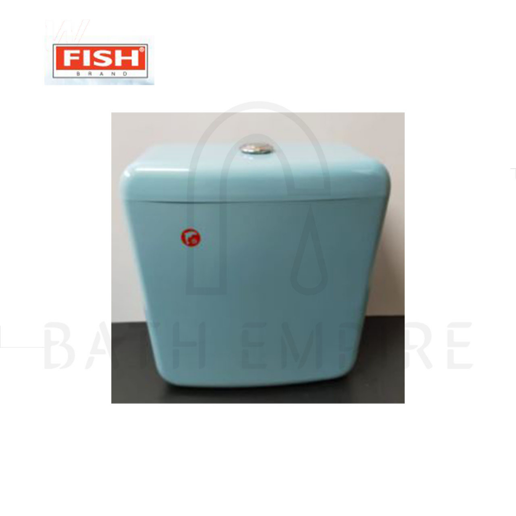 FISH BRAND CJPC1002 L/L PLASTIC CISTERN & FITTING (SINGLE PUSH BUTTON ...