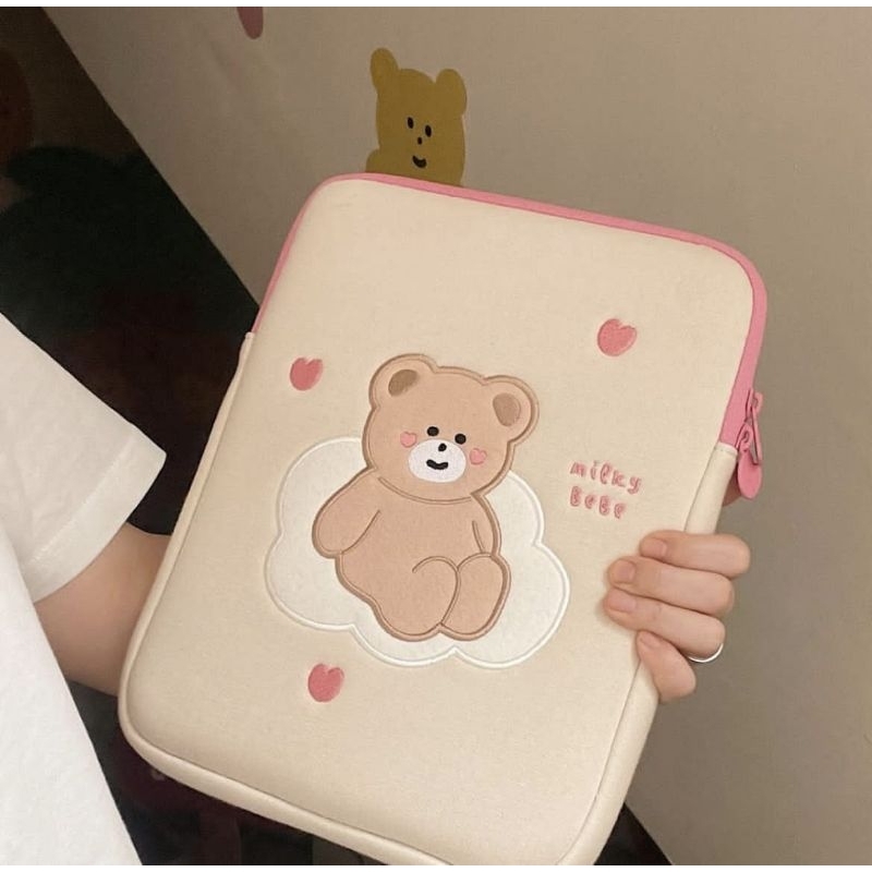Laptop bag Korea style cute embroidery 13/14/15/15.6 laptop sleeve 10 ...