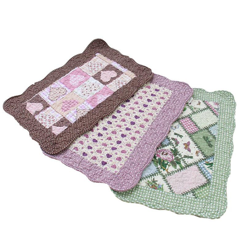 DSH Store Antislip Patchwork Cotton Floor Mat/Bath Mat /Bathroom Mat