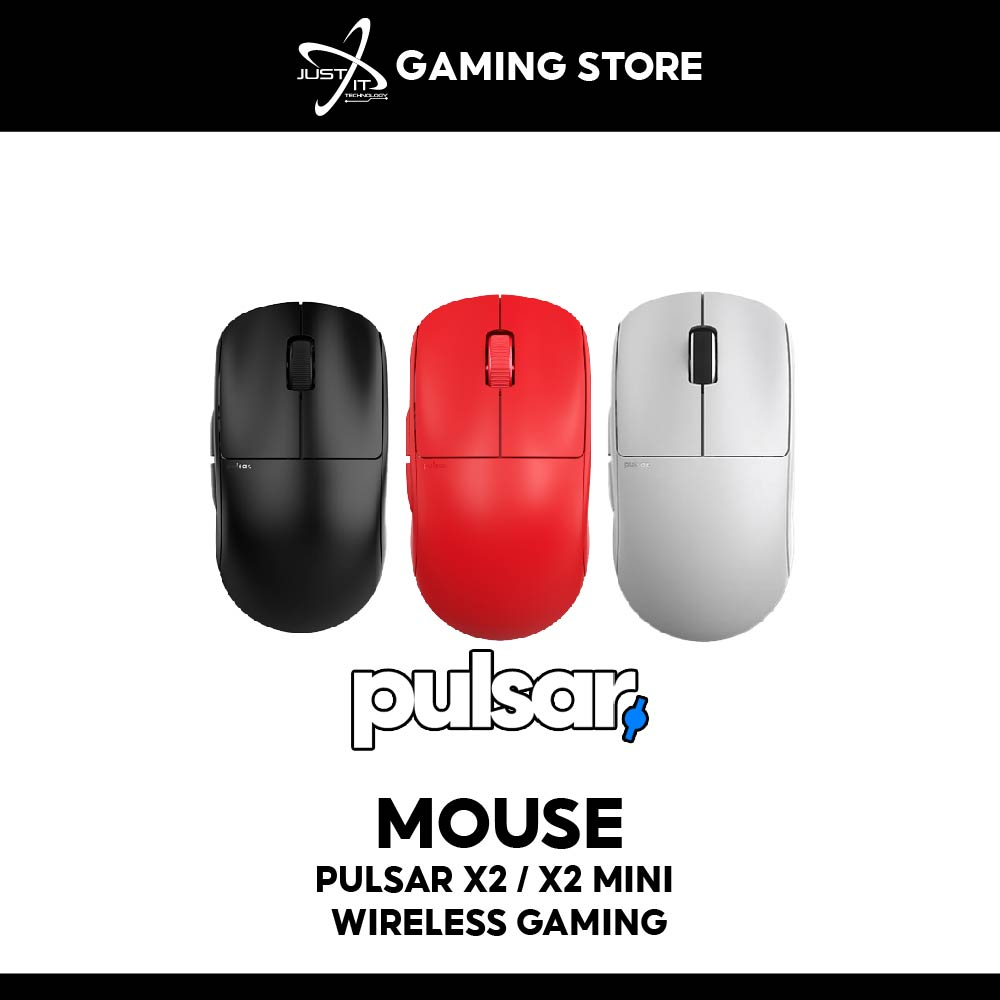 PULSAR X2 / X2 MINI WIRELESS GAMING MOUSE ( RED / WHITE / BLACK
