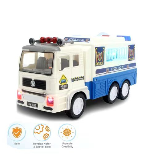 Ready Stock !! Kids Boy Auto Moving Police Truck with Siren & LED ...