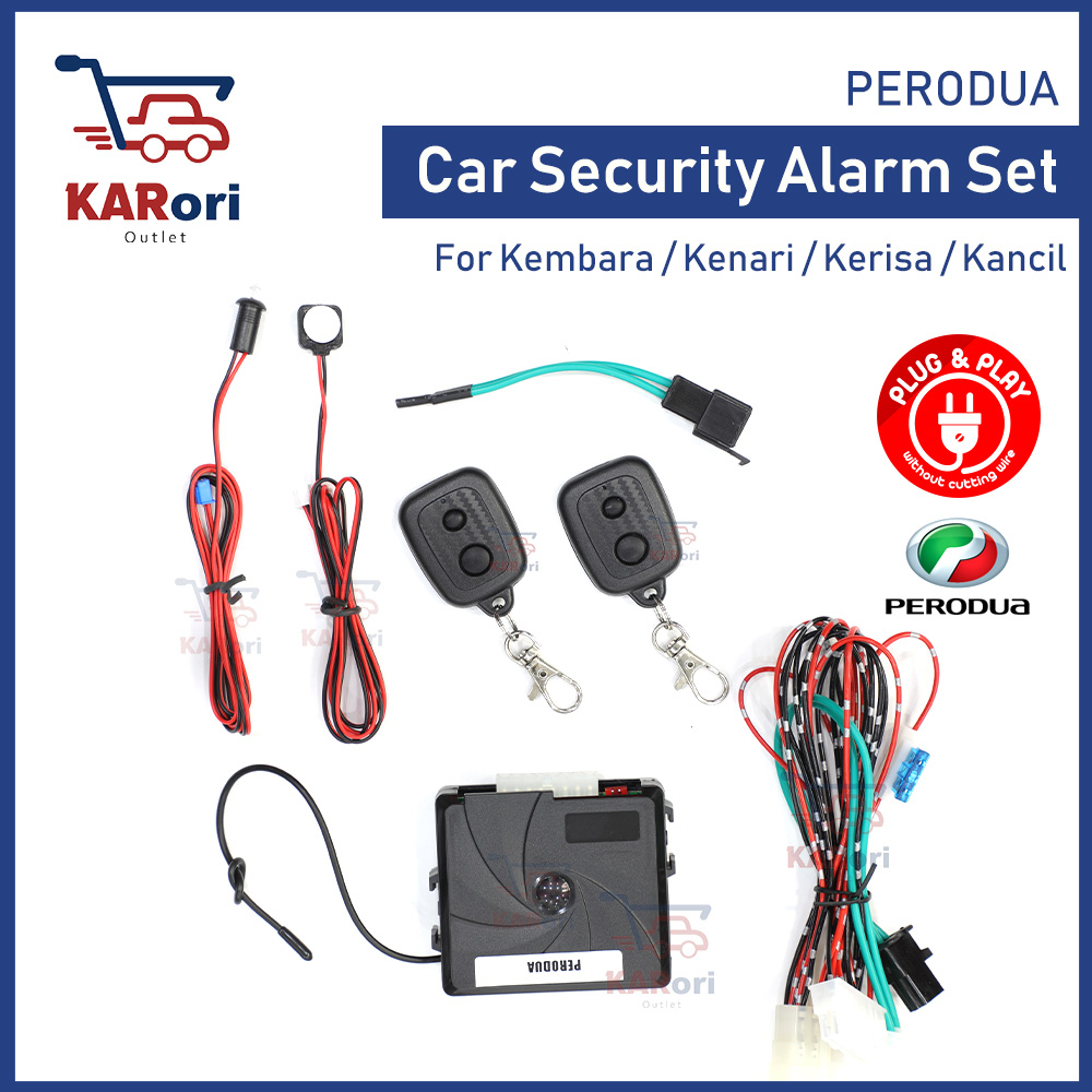 PERODUA KEMBARA/KENARI/KELISA/KANCIL OEM PLUG & PLAY CAR ALARM / KANCIL