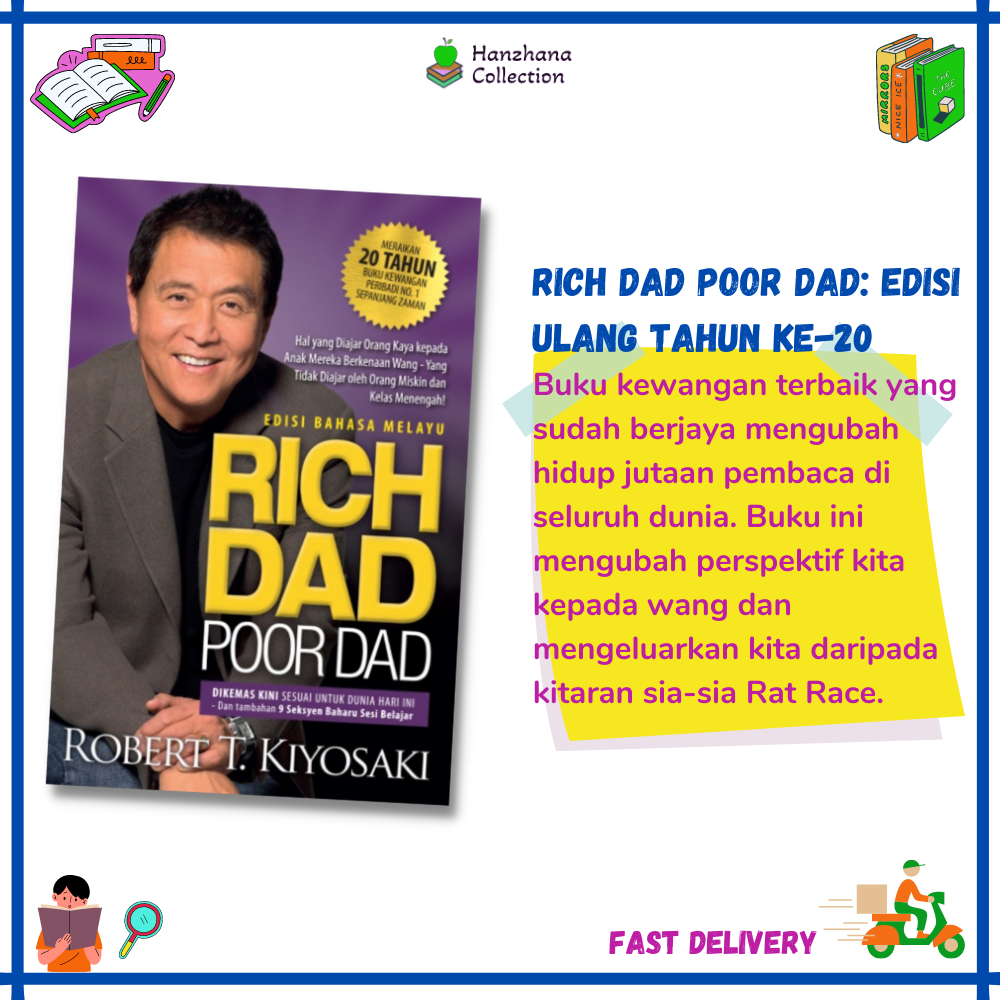 Buku Rich Dad Poor Dad By Robert T Kiyosaki Edisi Ulang Tahun Ke 20