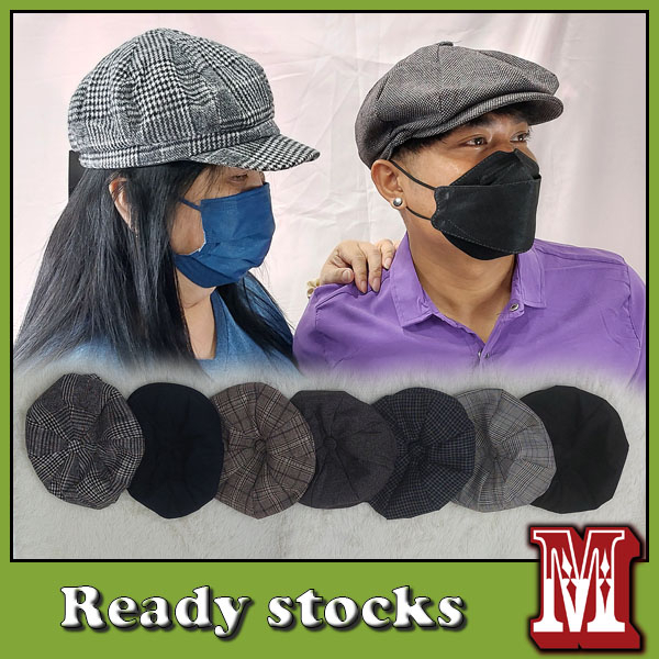 4565 New Retro Herringbone Berets Hat Fashion Unisex Linen Flat Cap