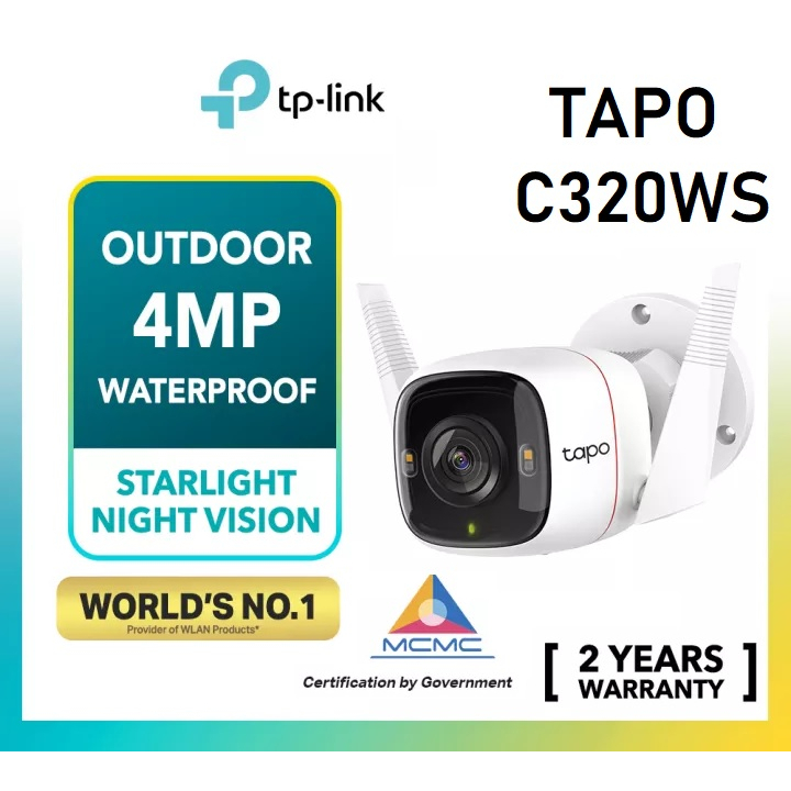 thumbnail image 2 of Rain Shade Cover Upgrade For TP-Link Tapo C310 / C320 WiFi Camera – White (WOP Model TAPOC310) 2 of 3