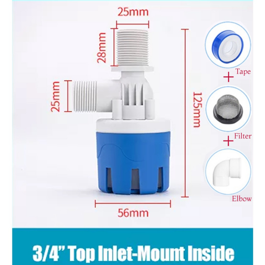 Automatic Water Level Control Valve Water Float Valve Toilet Float