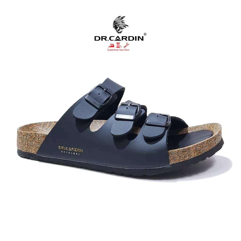 Dr Cardin Synthetic Leather Casual 3 Straps buckled Men Sandals 8002 ...