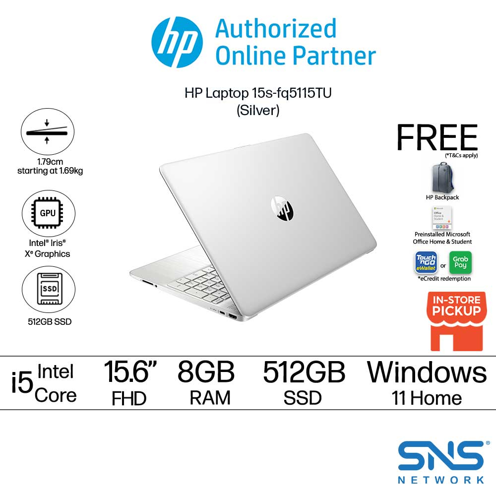 HP Laptop 15s-fq5115TU 