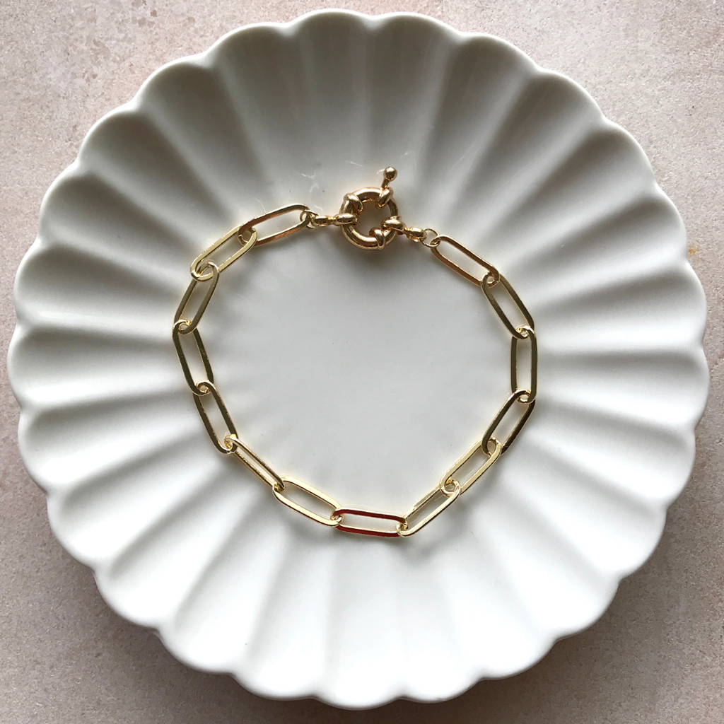 18K Leia Beaded Chain Bracelet main image 1