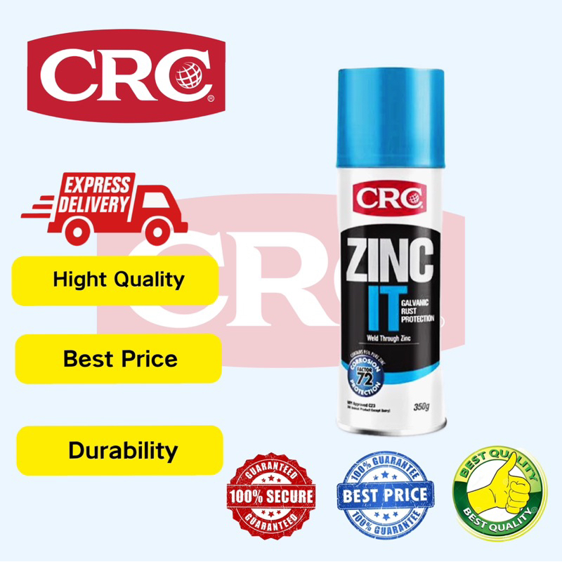 LS GEMILANG ORIGINAL CRC ZINC IT GALVANIC RUST PROTECTION aerosol Metallic zinc coating spray