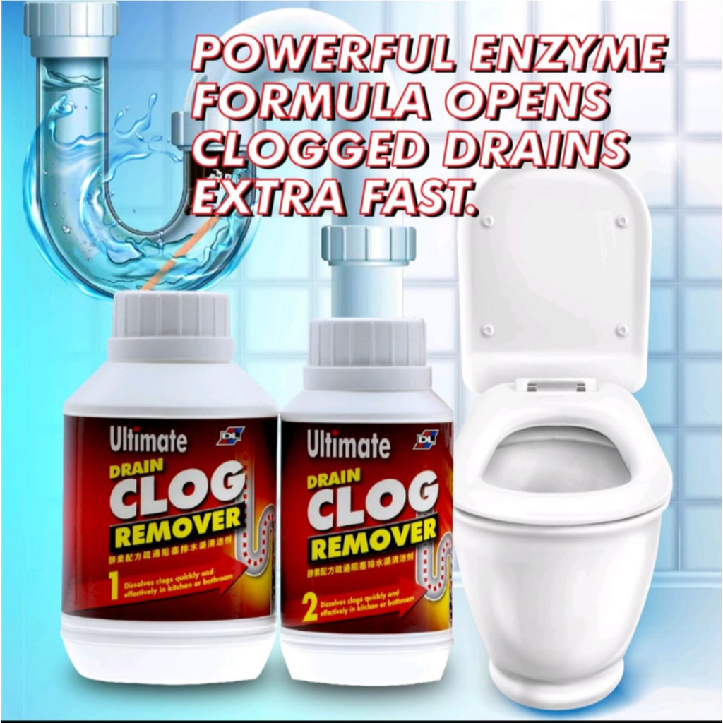 Ultimate Drain Clog Remover (NonAcid & Effective) Shopee Malaysia