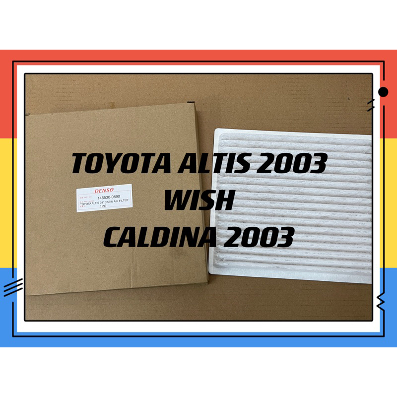 TOYOTA ALTIS 2003 CAR AIR COND FILTER/HAWA DINGIN KERETA TAPIS/ready