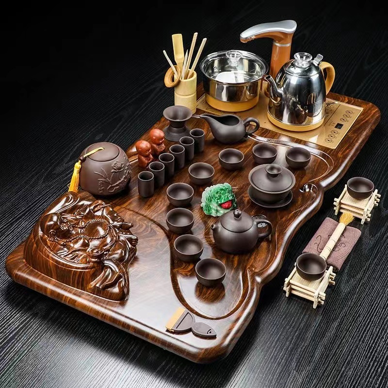 【Ready stock】茶具套装 Chinese Tea Set 功夫中国茶具套装 电磁水壶 | Shopee Malaysia