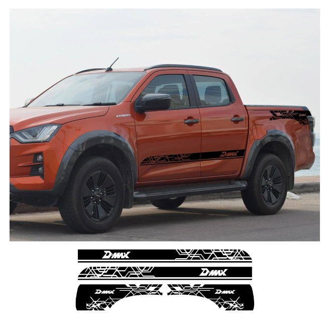 Isuzu Dmax D Max body sticker 1set | Shopee Malaysia