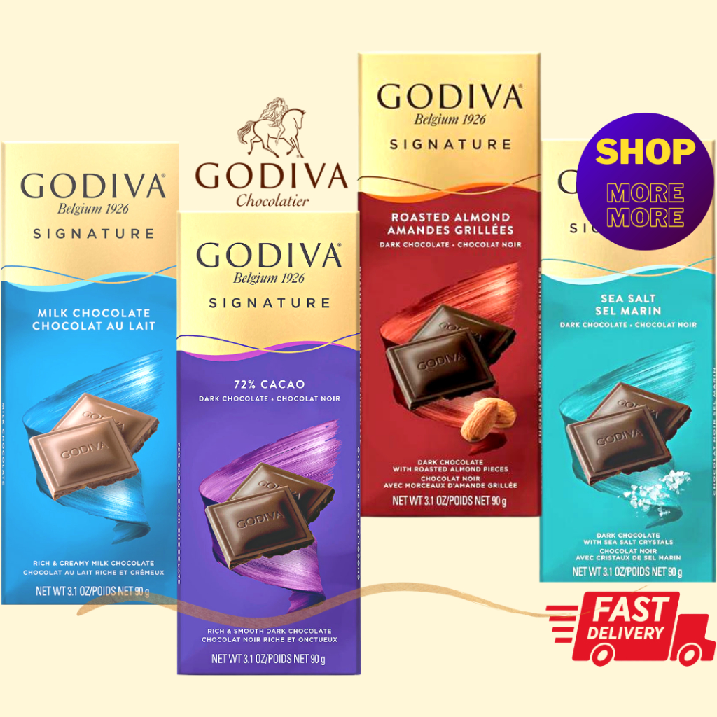 [Premium Gifts ] 🇧🇪 GODIVA Belgium Choc Bar72 Cacao Dark Chocolate