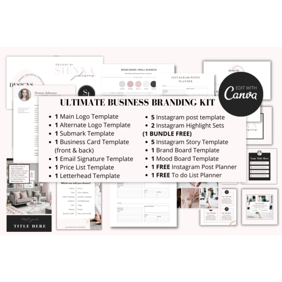 Ultimate Business Branding Kit | Digital Branding Kit | Canva Template ...