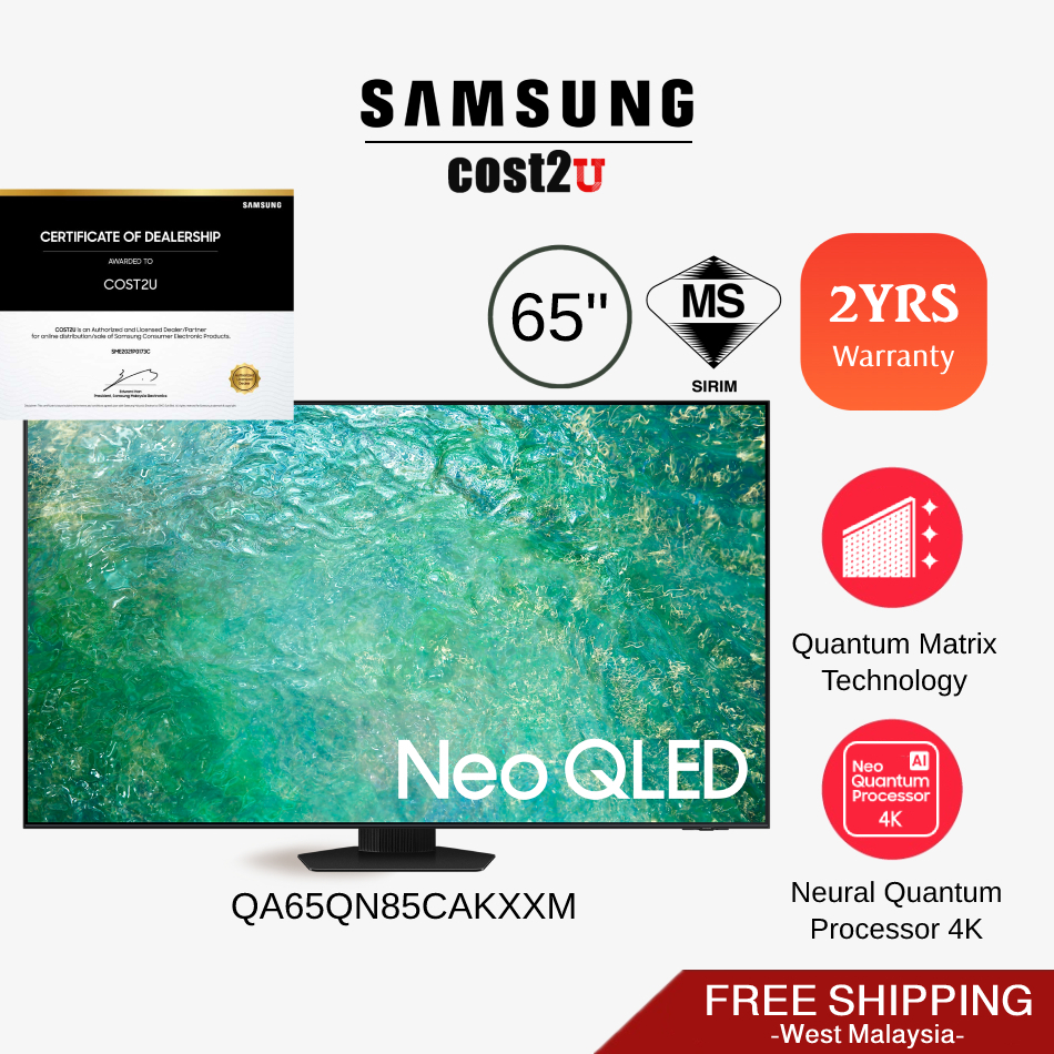 Samsung QN85C NEO QLED 4K Smart TV 120Hz (2023) | 55" 65" 75" 85 ...