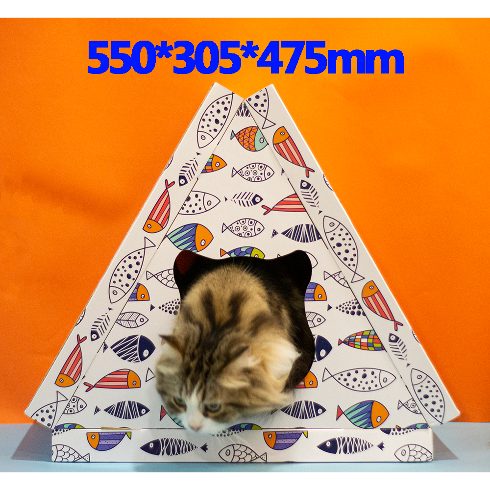 Cat scratch board, cat mint cardboard box, cat house, cardboard box