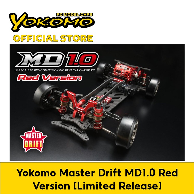 Yokomo Master Drift MD1.0 Red Version [Limited Release] for remote