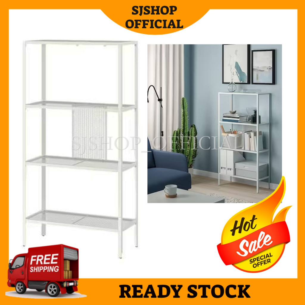 [READY STOCK] 100% ORIGINAL IKEA BAGGEBO Bookcase/ Shelving Unit, Metal ...