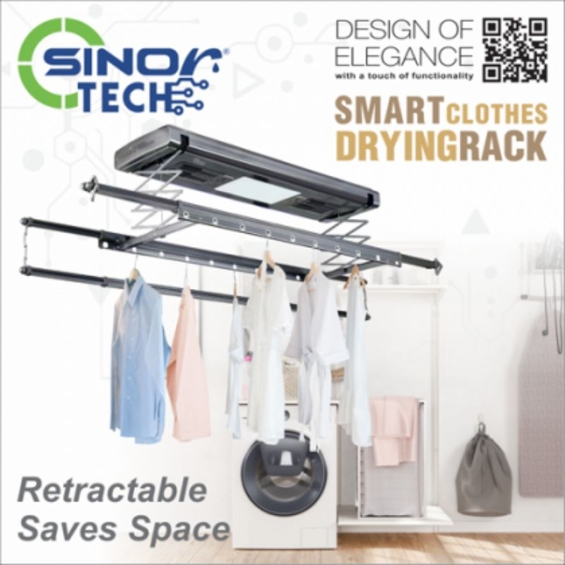 SINOR TECH ST6500AIGM SMART CLOTHES DRYING RACK INDOOR ELECTRIC