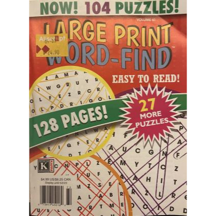 LARGE PRINT WORD FIND | Shopee Malaysia