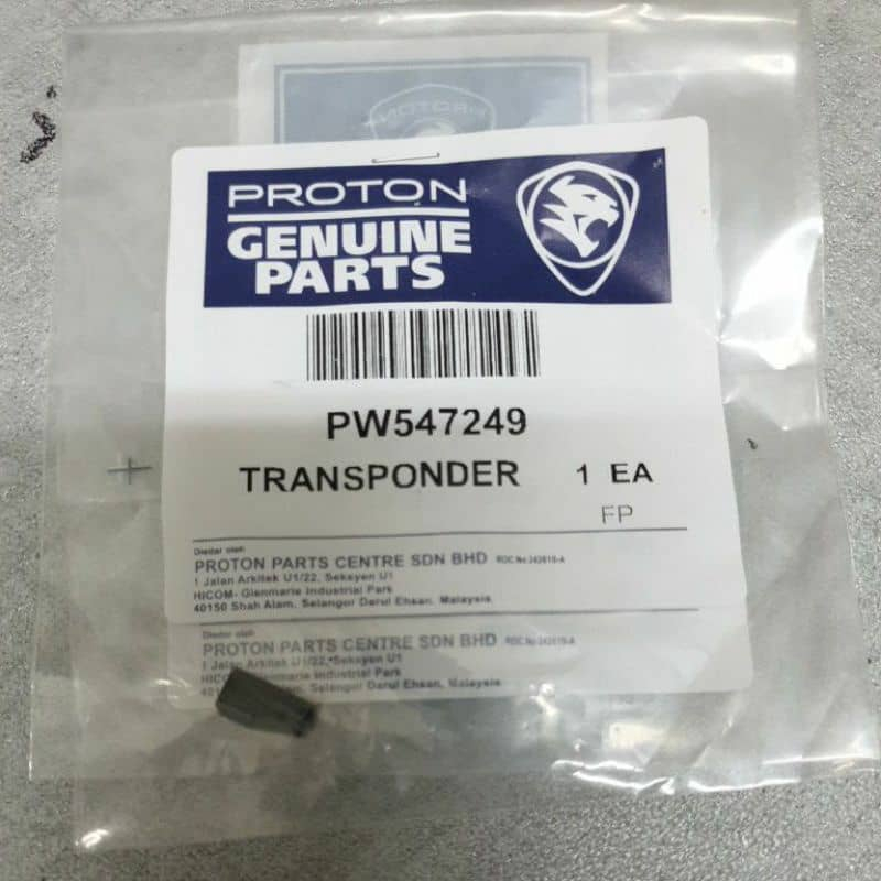 Proton Saga BLM / Gen 2 / Persona Car Transponder / Alarm Key ...