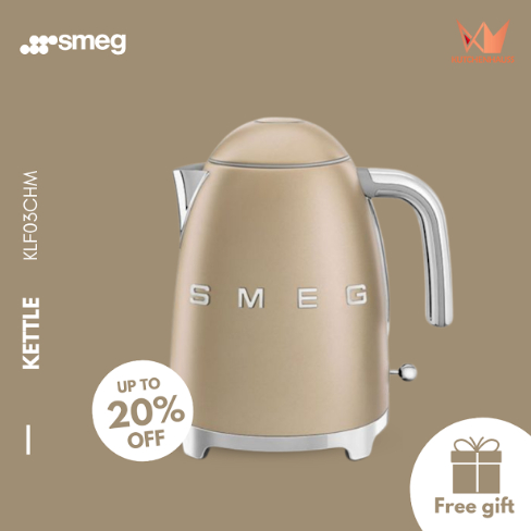 Smeg Electric Kettle Gold