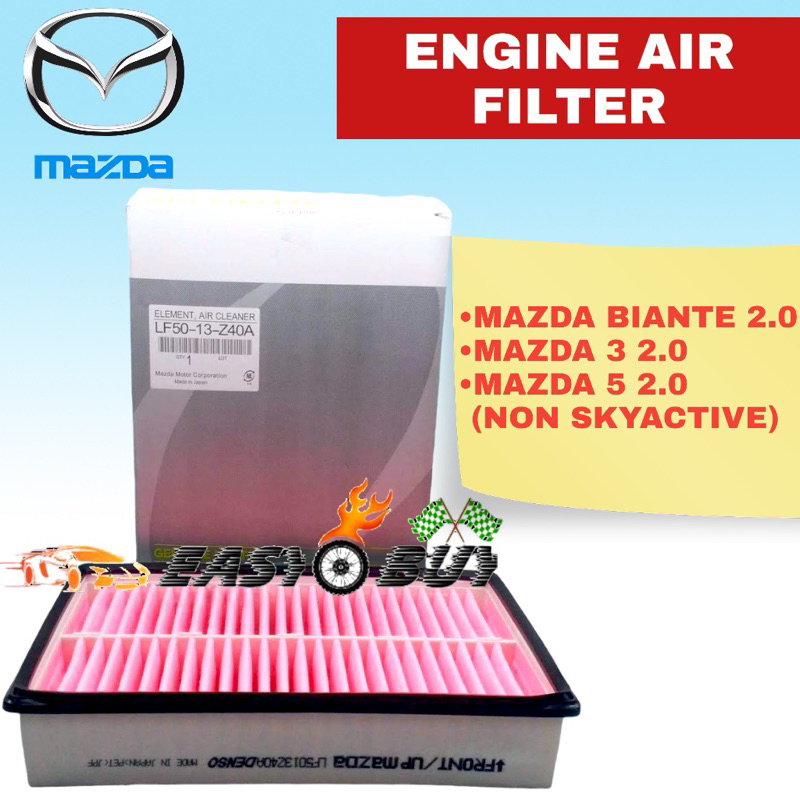 ORIGINAL MAZDA ENGINE AIR FILTER - MAZDA BIANTE / MAZDA 3 2.0 / MAZDA 5