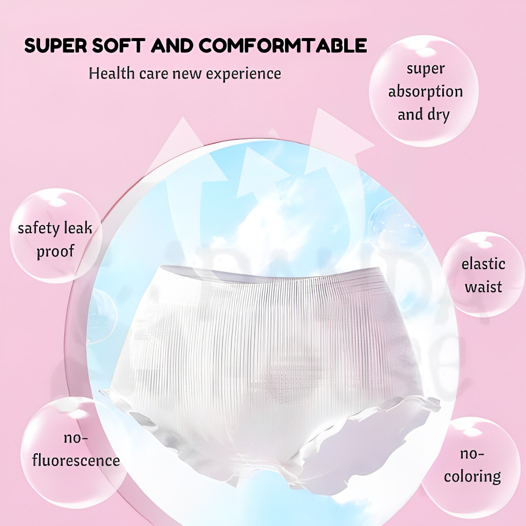 Menstrual Panties Maternity Underwear Sanitary Panty Disposable