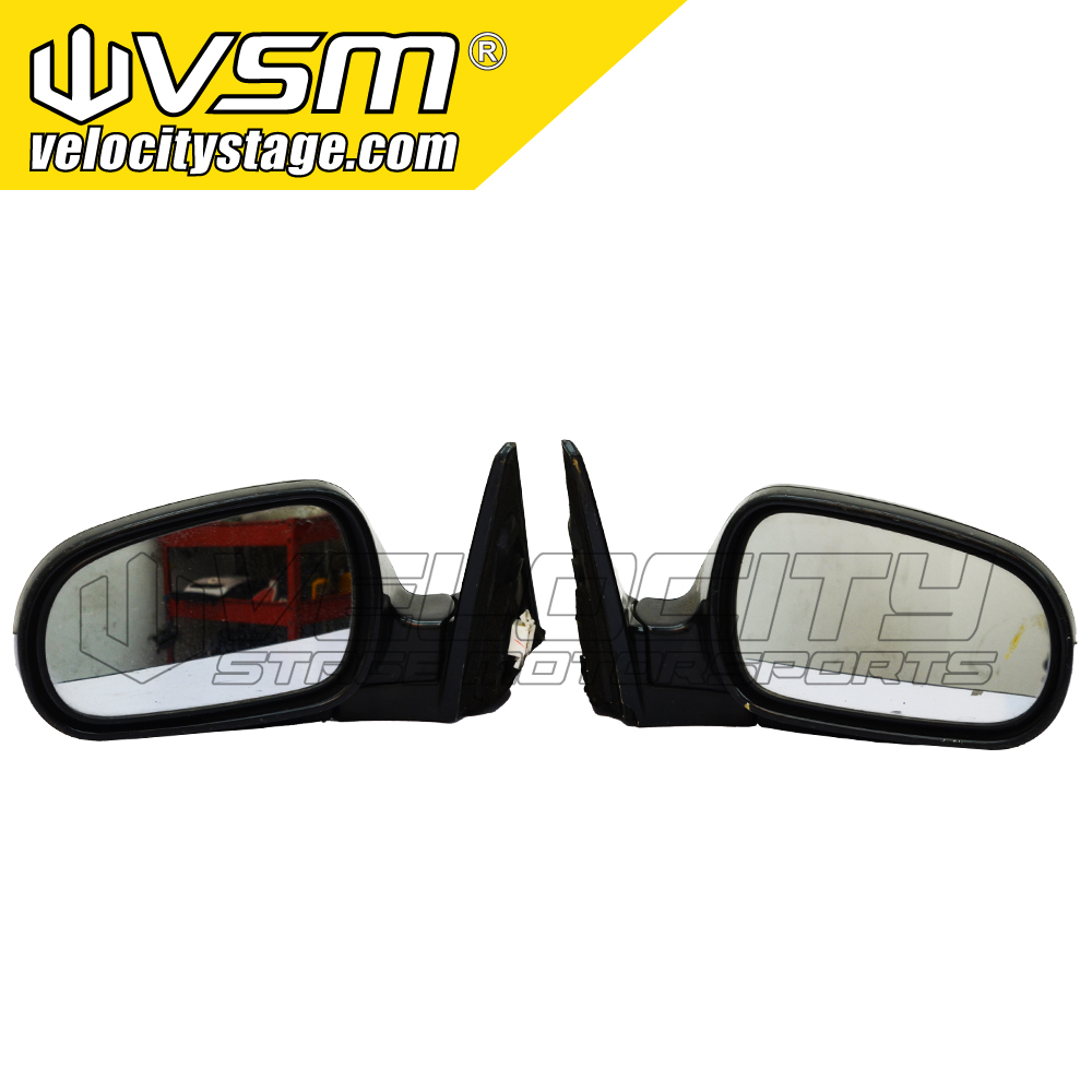 Craft Square Carbon Fiber Style Mirror Jdm Race Show Fits Honda Civics R Si