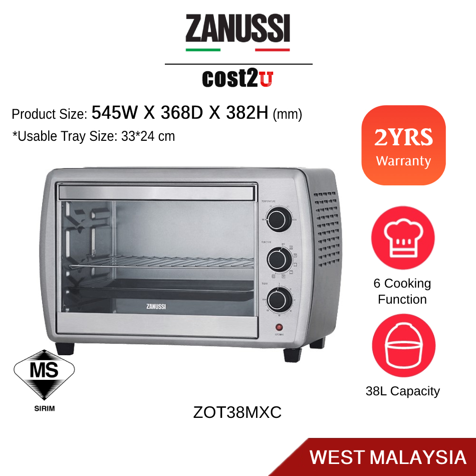 Zanussi oven store top