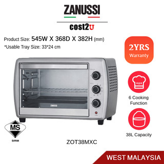 zanussi oven 38l