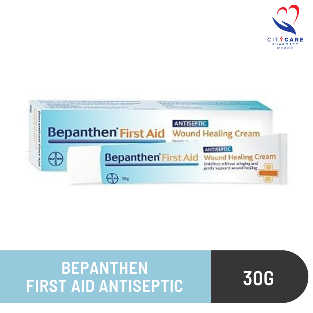 Bepanthen First Aid Antiseptic Wound Healing Cream 30g Shopee Malaysia