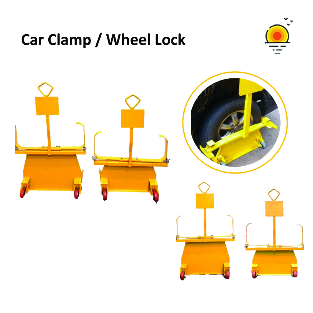 Car Clamp / Wheel Lock (Small / Large) Shopee Malaysia