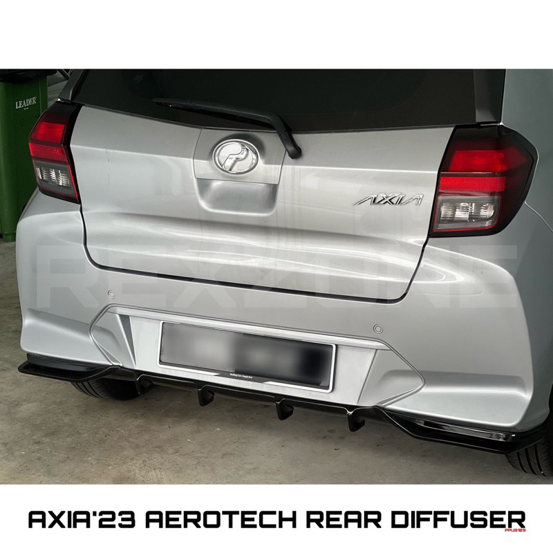 PERODUA AXIA 2023 AEROTECH REAR DIFUSSER | Shopee Malaysia