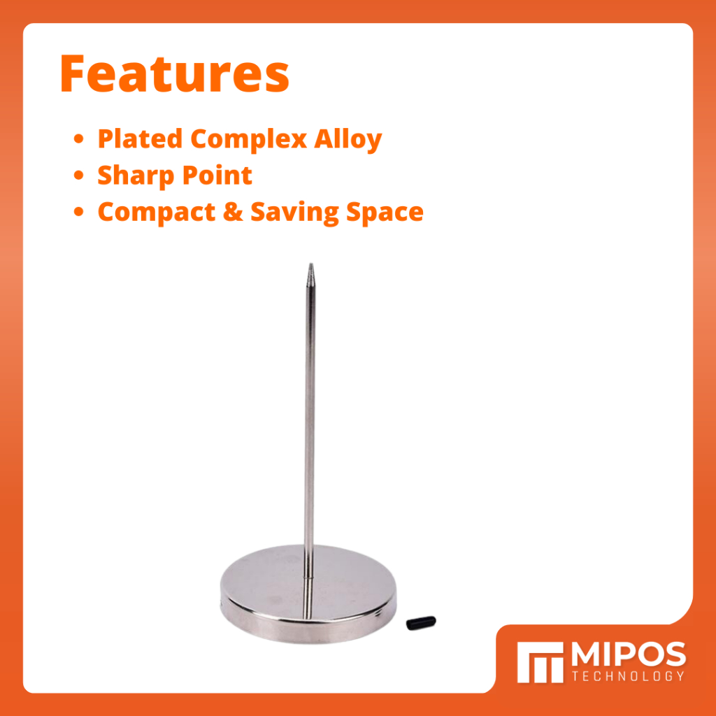 Receipt Paper Spear / Paper Spike / Note Stand / Receipt Holder / Spike ...