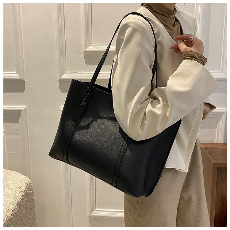 Woman big crossbody bag large capacity handbag leather bag * beg tangan ...