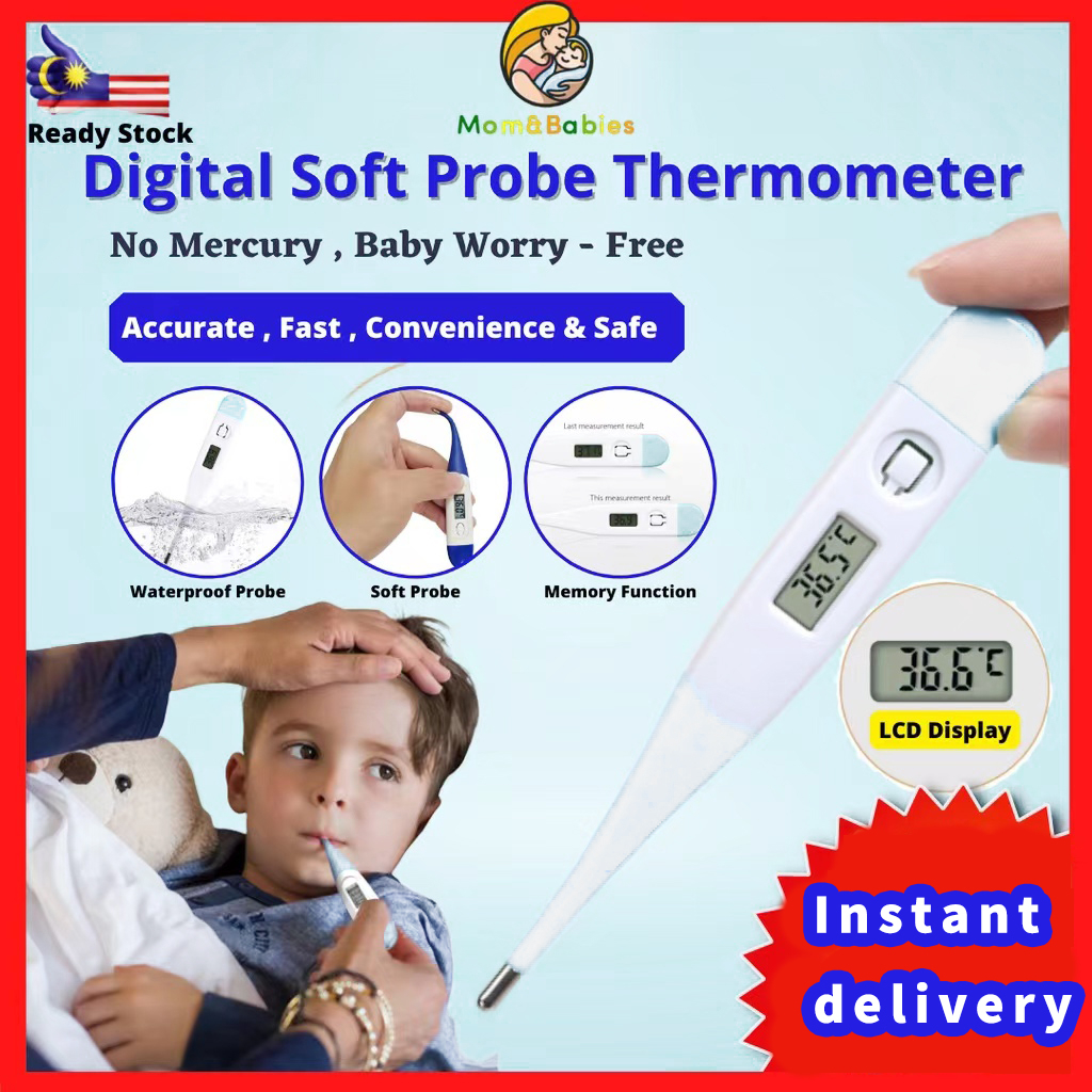 Baby Oral Adult Armpit Fever Monitor Suhu Badan Kanak2