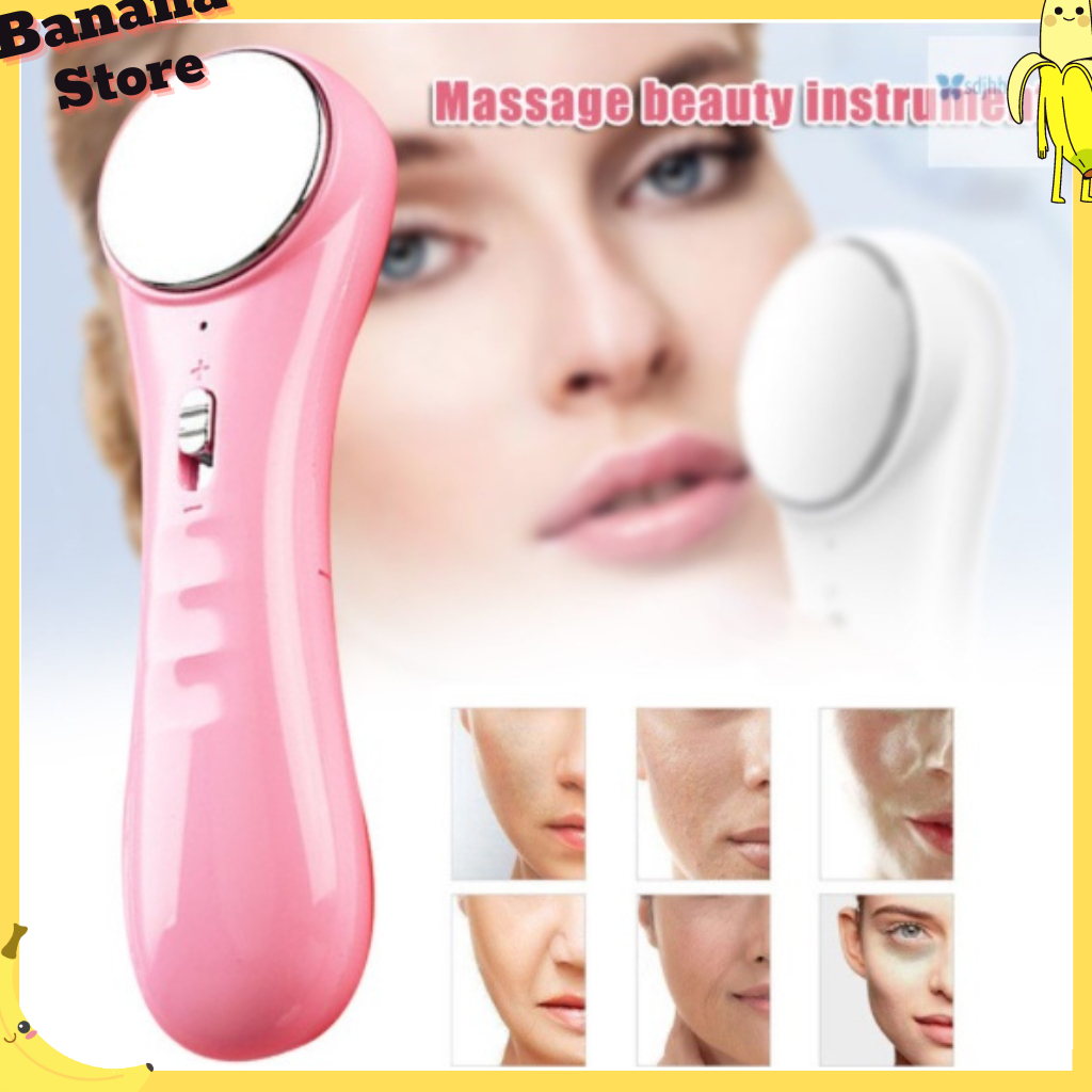 Electric Face Massager Machine Ultrasonic Cleanser Facial Face Lifting
