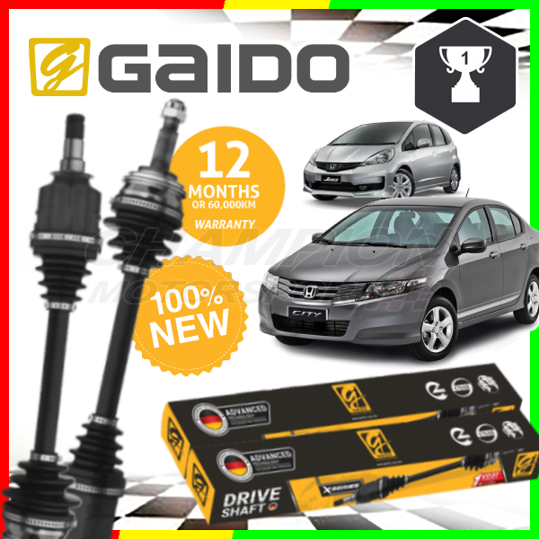 GAIDO Drive Shaft Honda City TMO GM2, Jazz TFO GE 1.5 Auto (Warranty