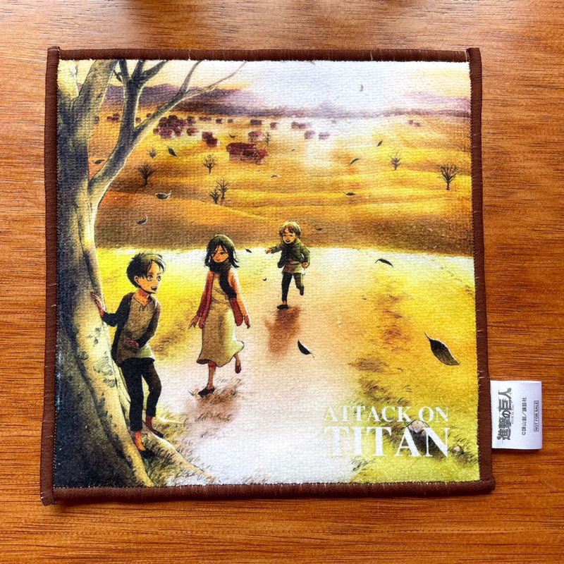 Attack On Titan 進撃の巨人 Shingeki no Kyojin Levi Eren Sapu Tangan Hand