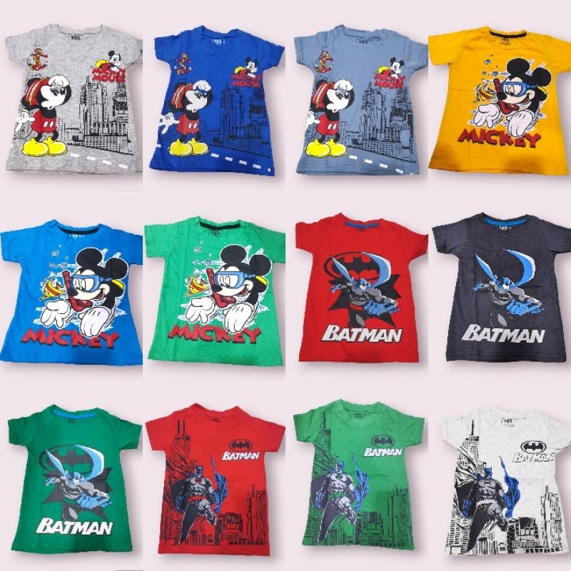 SKL Tshirt Mickey and Batman Ready Stock | Shopee Malaysia