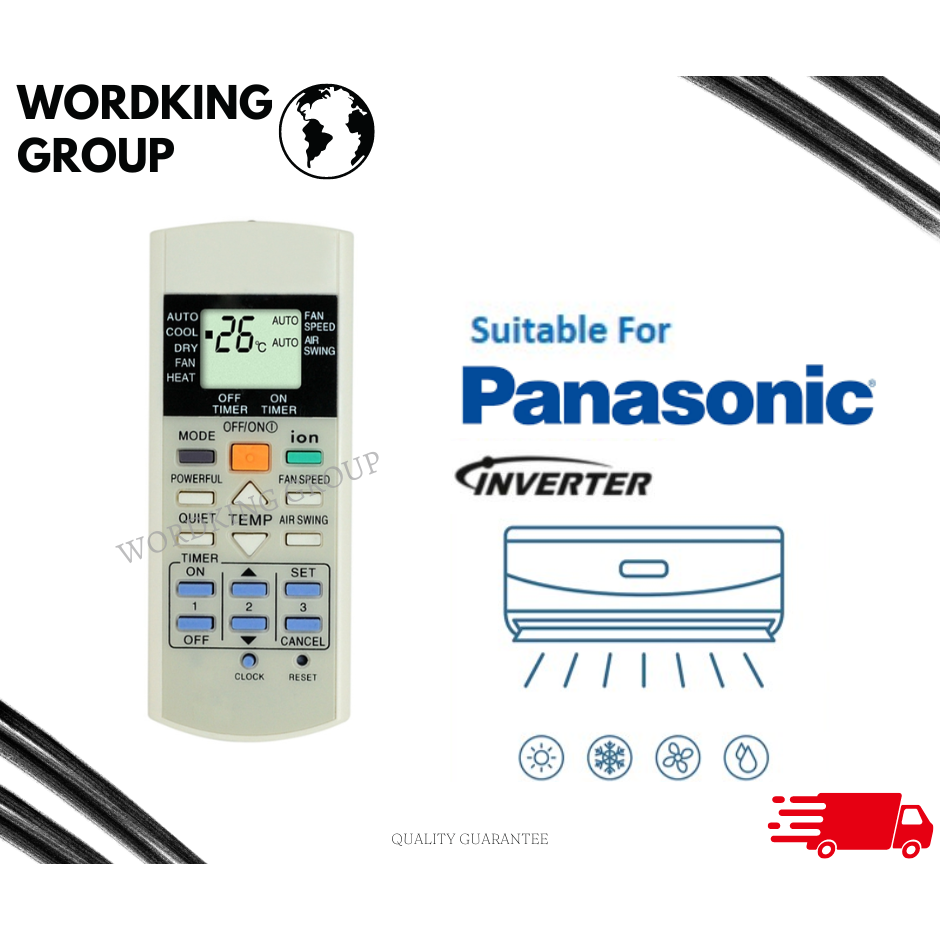 75C3299 FOR PANASONIC INVERTER AIRCONDITIONER AIRCOND REMOTE CONTROL Shopee Malaysia