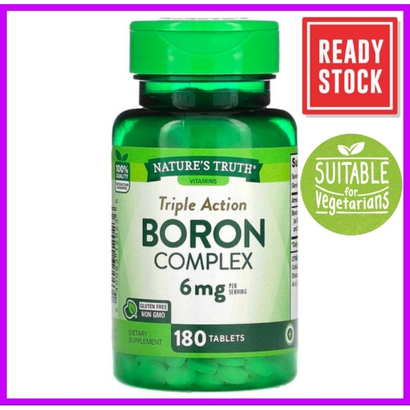 Boron Complex Triple Action 6mg 180 Tablet Shopee Malaysia