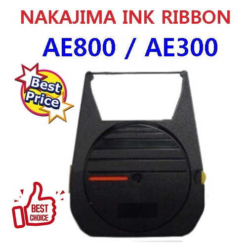 Nakajima AE800 / AE830 Typewriter Ink Ribbon for Nakajima AE-800 / AE ...