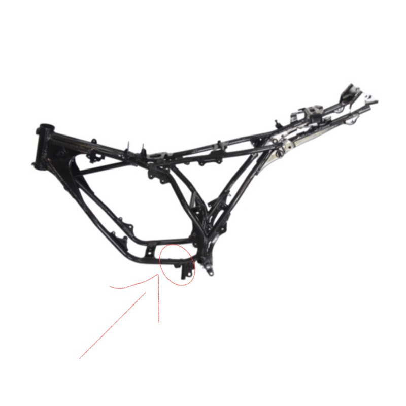 Bracket bajak frame/body rxz catalyzer | Shopee Malaysia